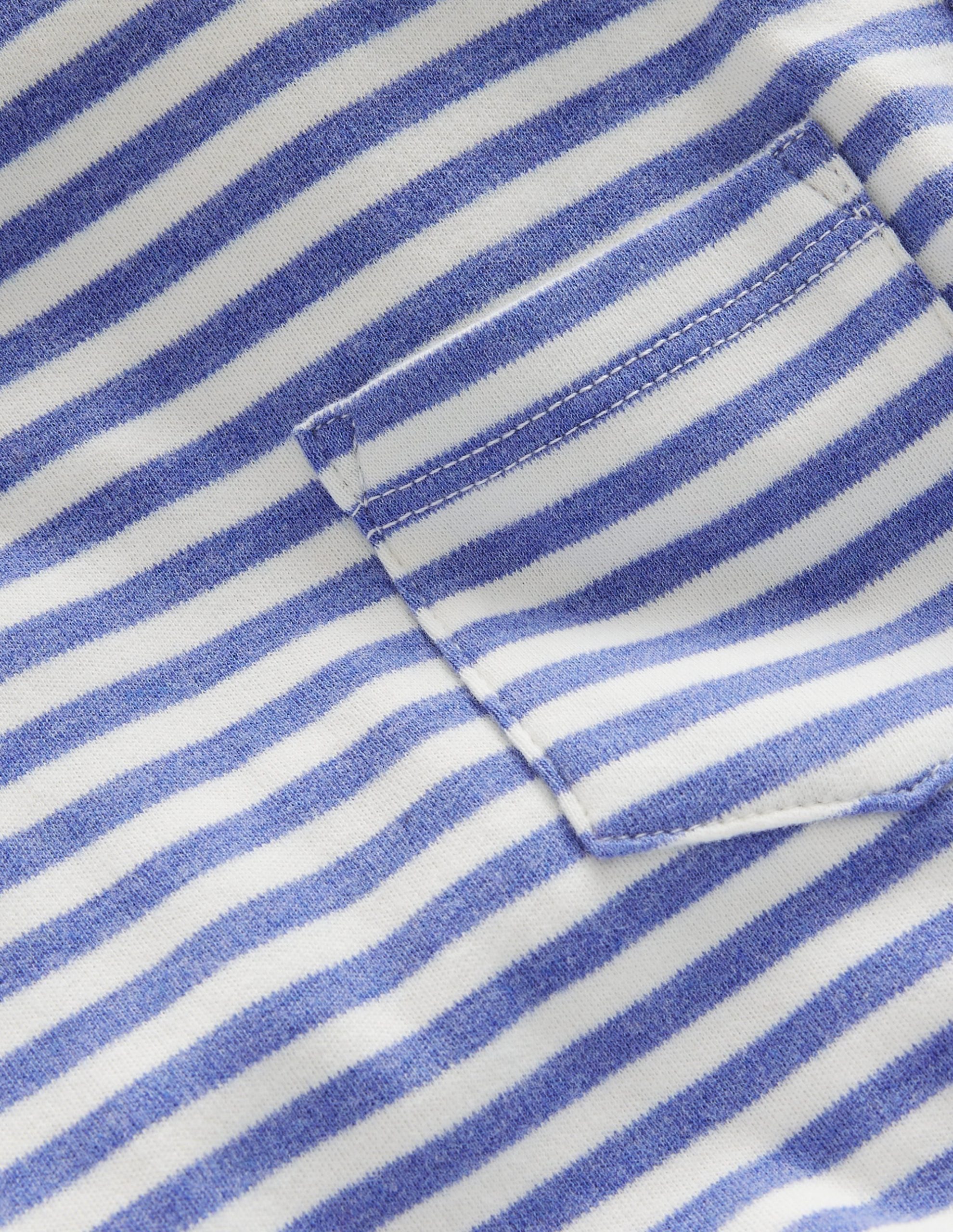 Cosy Striped Top-Ivory/Bluejay - Image 3