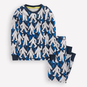 Snug Glow-in-the-dark Pajamas-Carbon Yetti