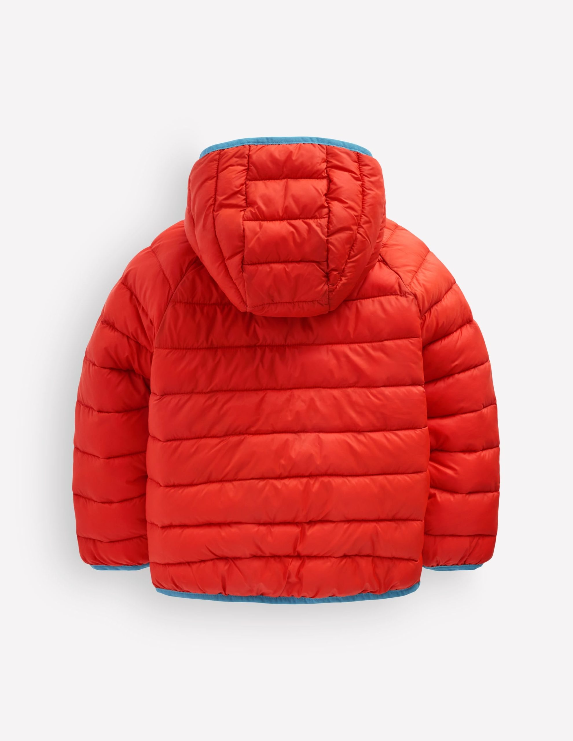 Pack-away Padded Jacket-Aurora Red - Image 2