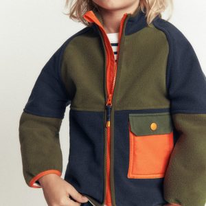 Cosy Windproof Fleece-Khaki