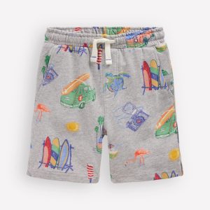 Printed Shorts-Chambray Holiday