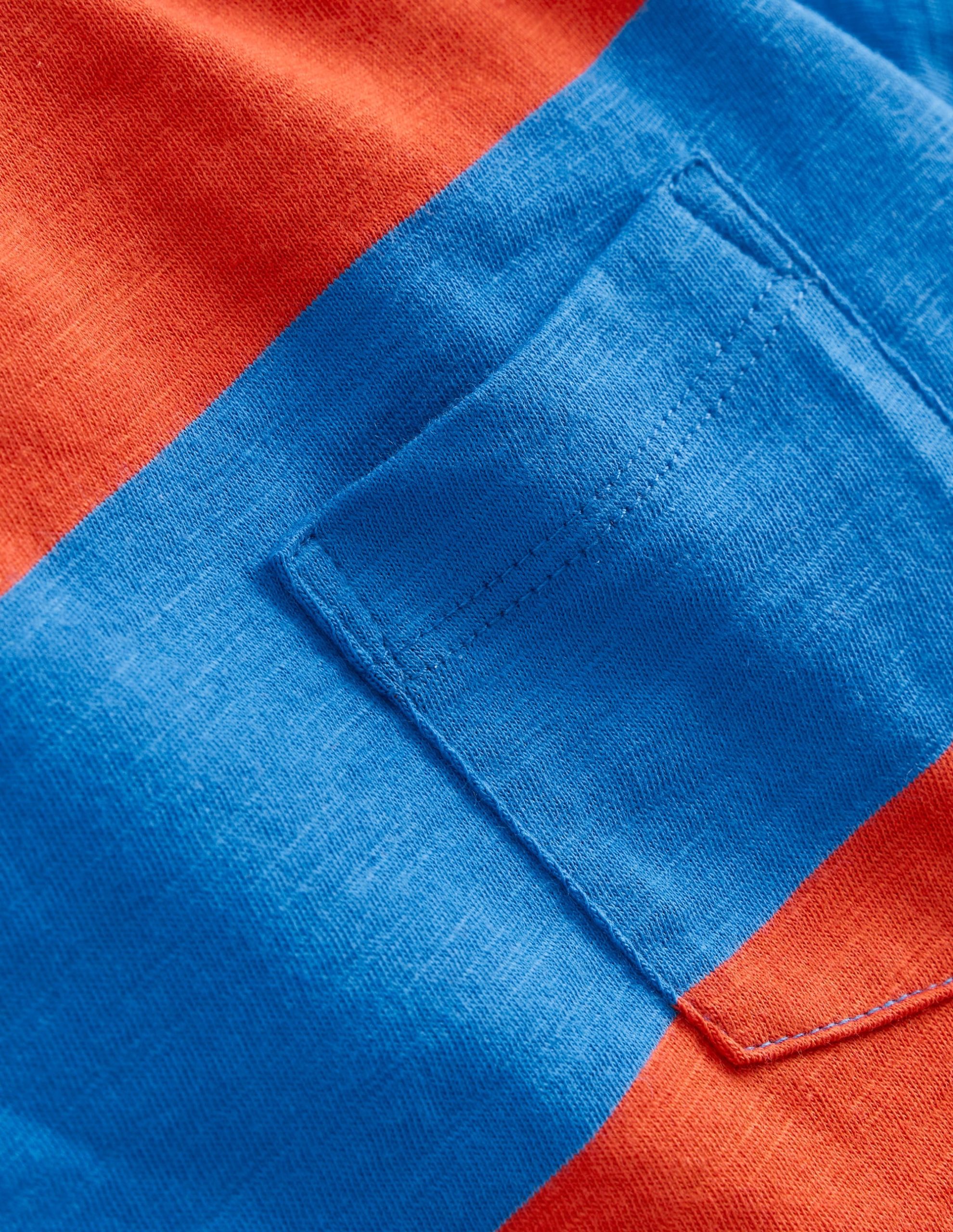 Everyday Short Sleeve T-Shirt-AURORA RED / DIRECTOIRE BLUE - Image 3