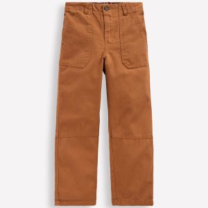 Canvas Carpenter Trousers-Argan Oil