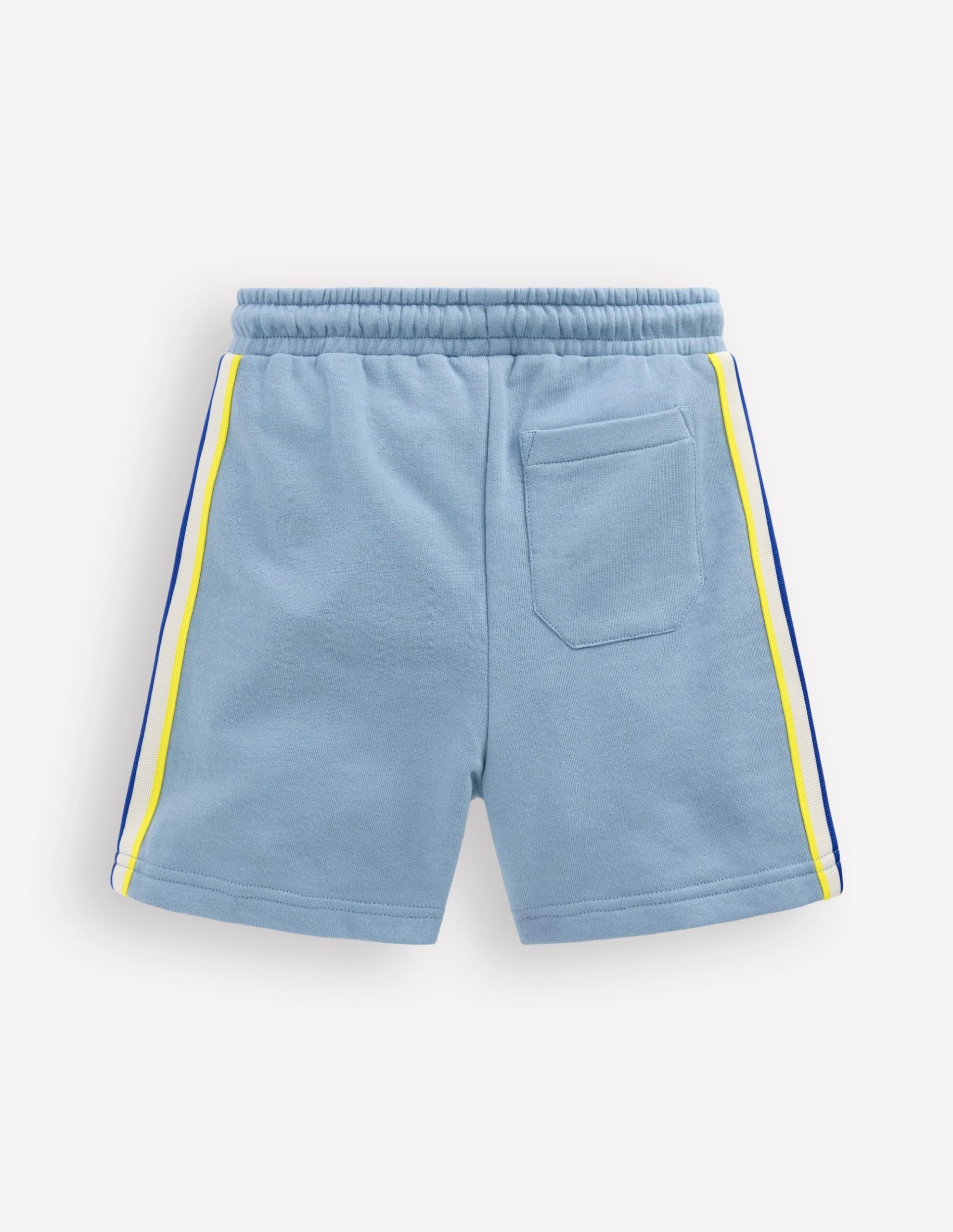 Colourblock Shorts-Blue Colourblock Side - Image 2