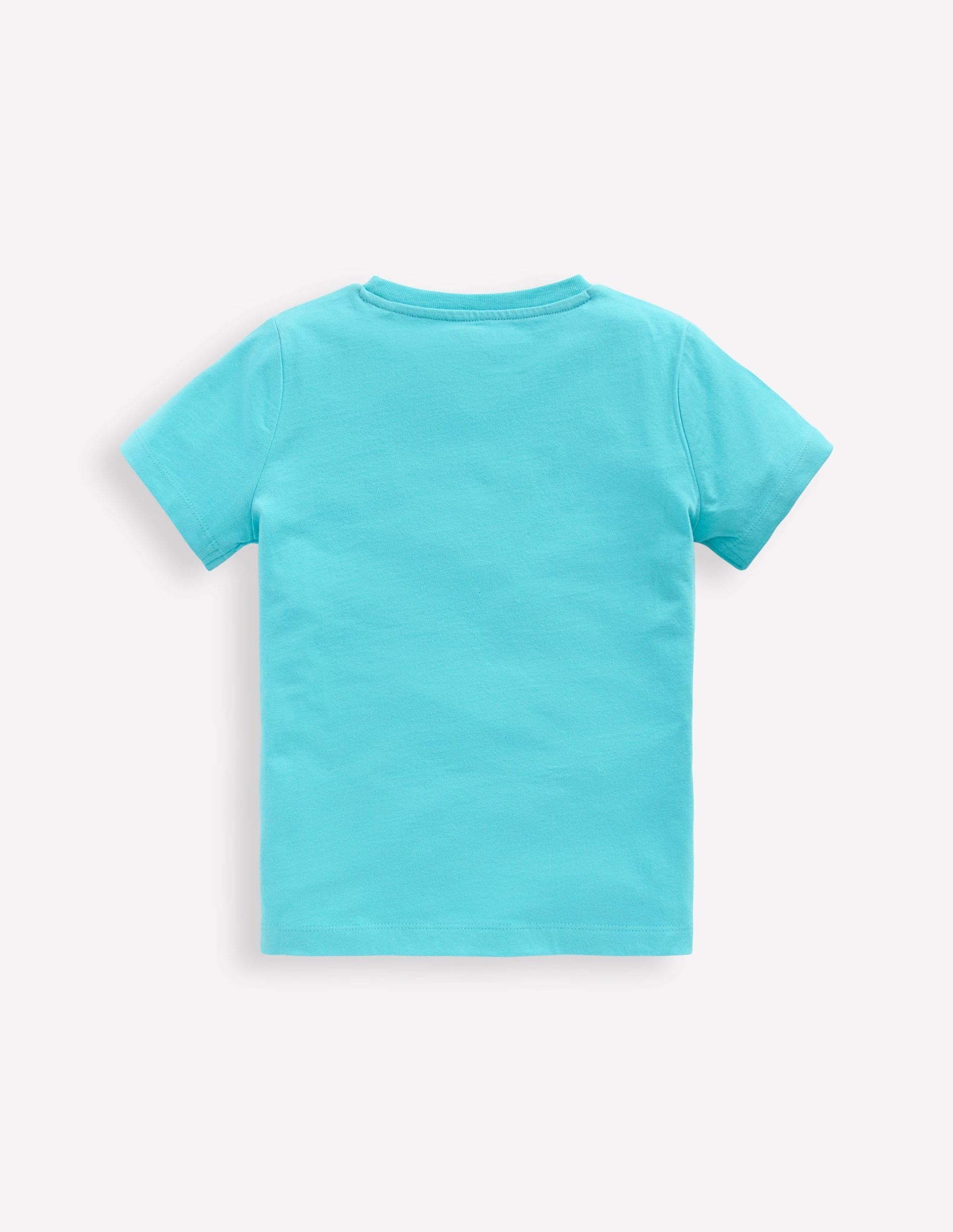 Superstitch T-Shirt-Aqua Sea Blue Elephant - Image 2