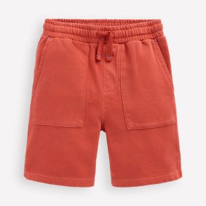 Garment Dye Sweatshorts-Burnt Sienna