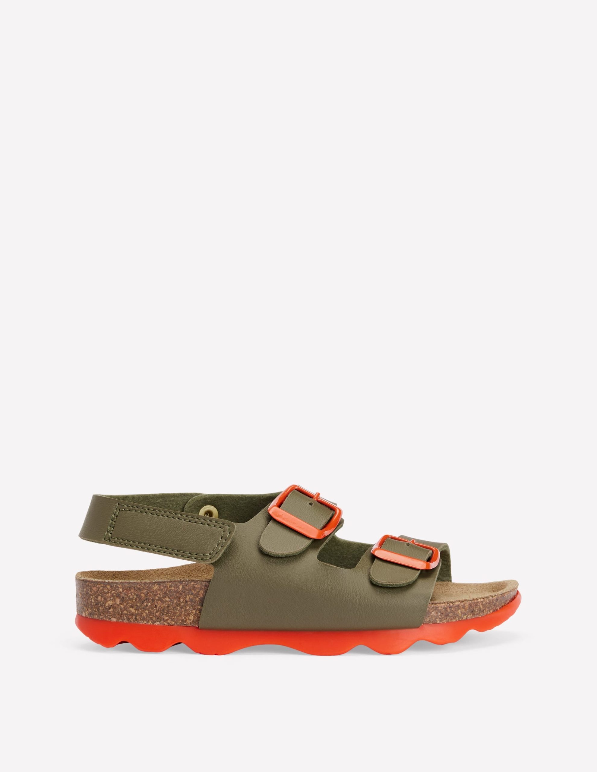 Colourblock Sandals-Green - Image 2