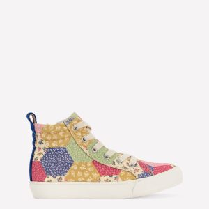 High Tops-Patchwork Floral