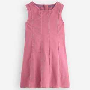 Willa Pinafore Dress-Pink Heather