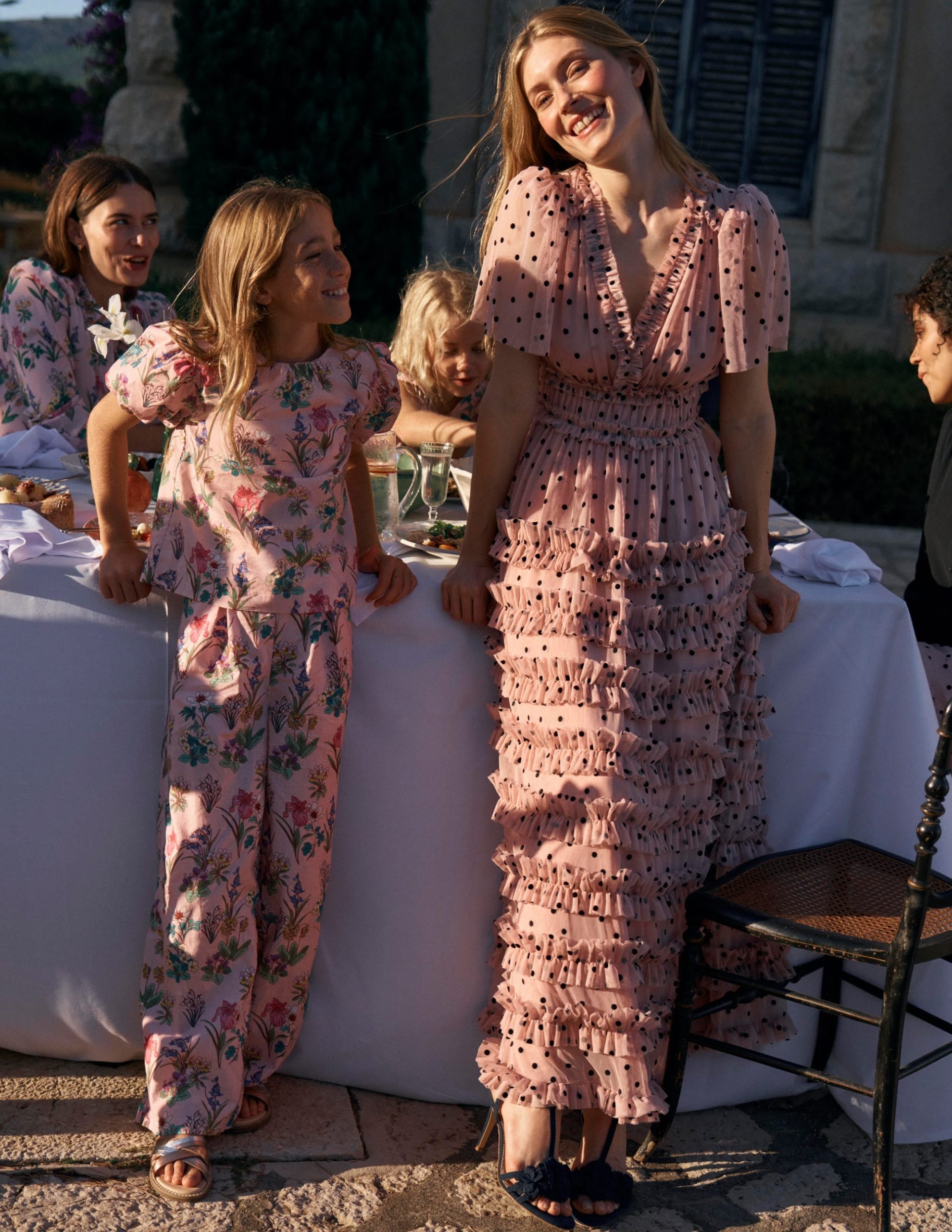 Puff Sleeve Woven Top-Pink Floral - Image 4