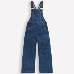 Wide Leg Overalls-Denim