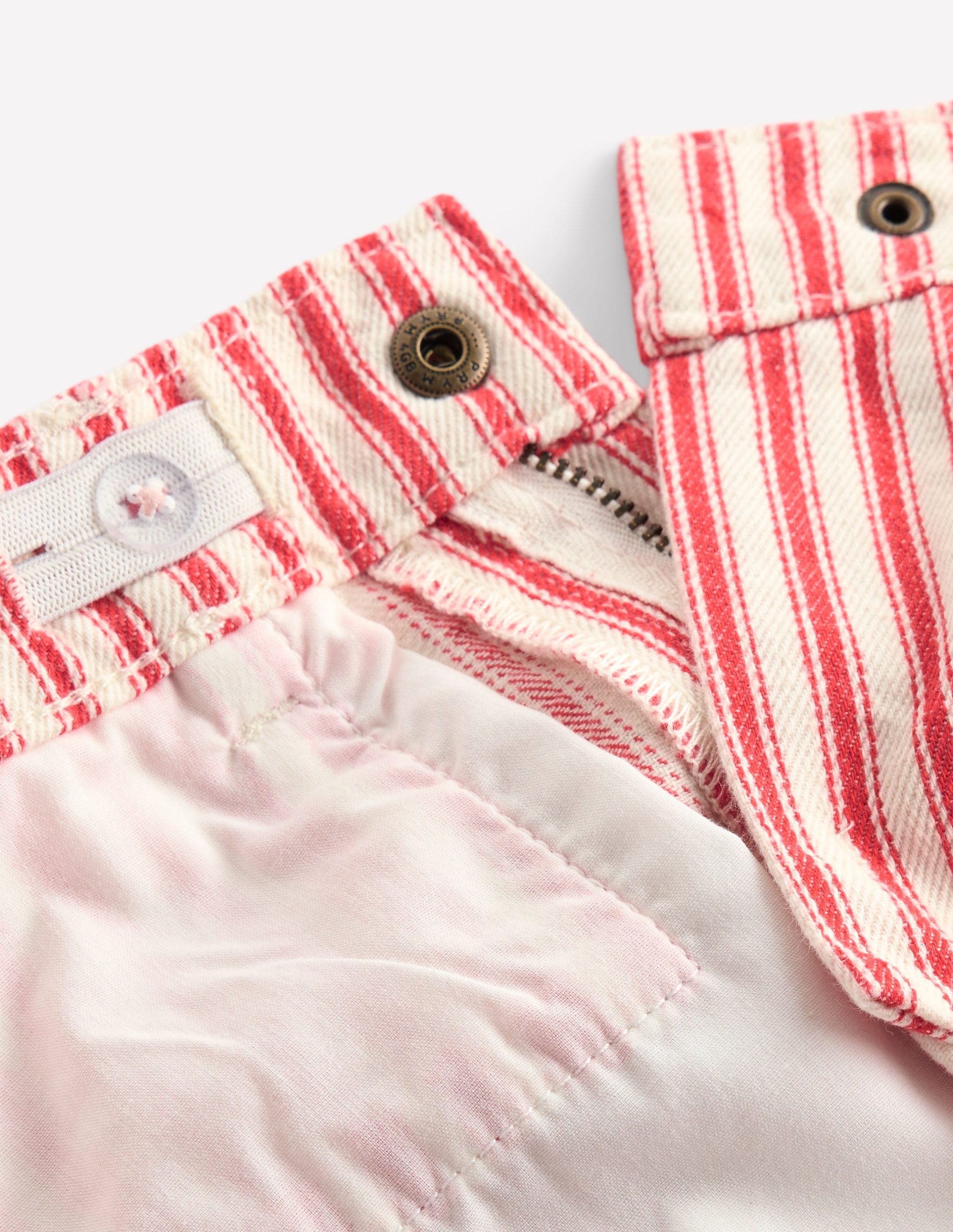 Barrel Leg Jeans-Poppy Red Tram Stripe - Image 4