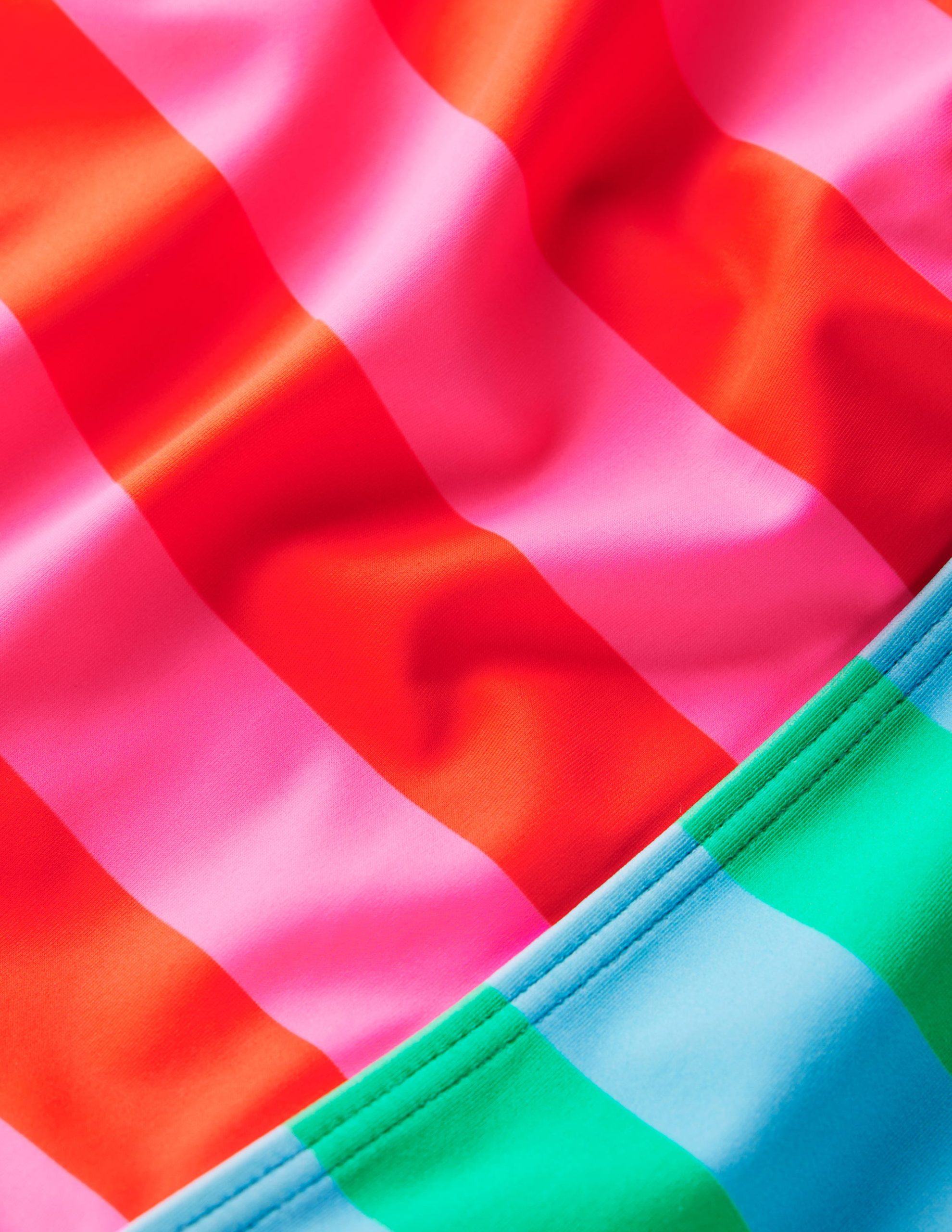 Cut Out Swimsuit-Multi Stripe - Image 3
