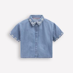 Short Sleeve Relaxed Shirt-Mid Vintage