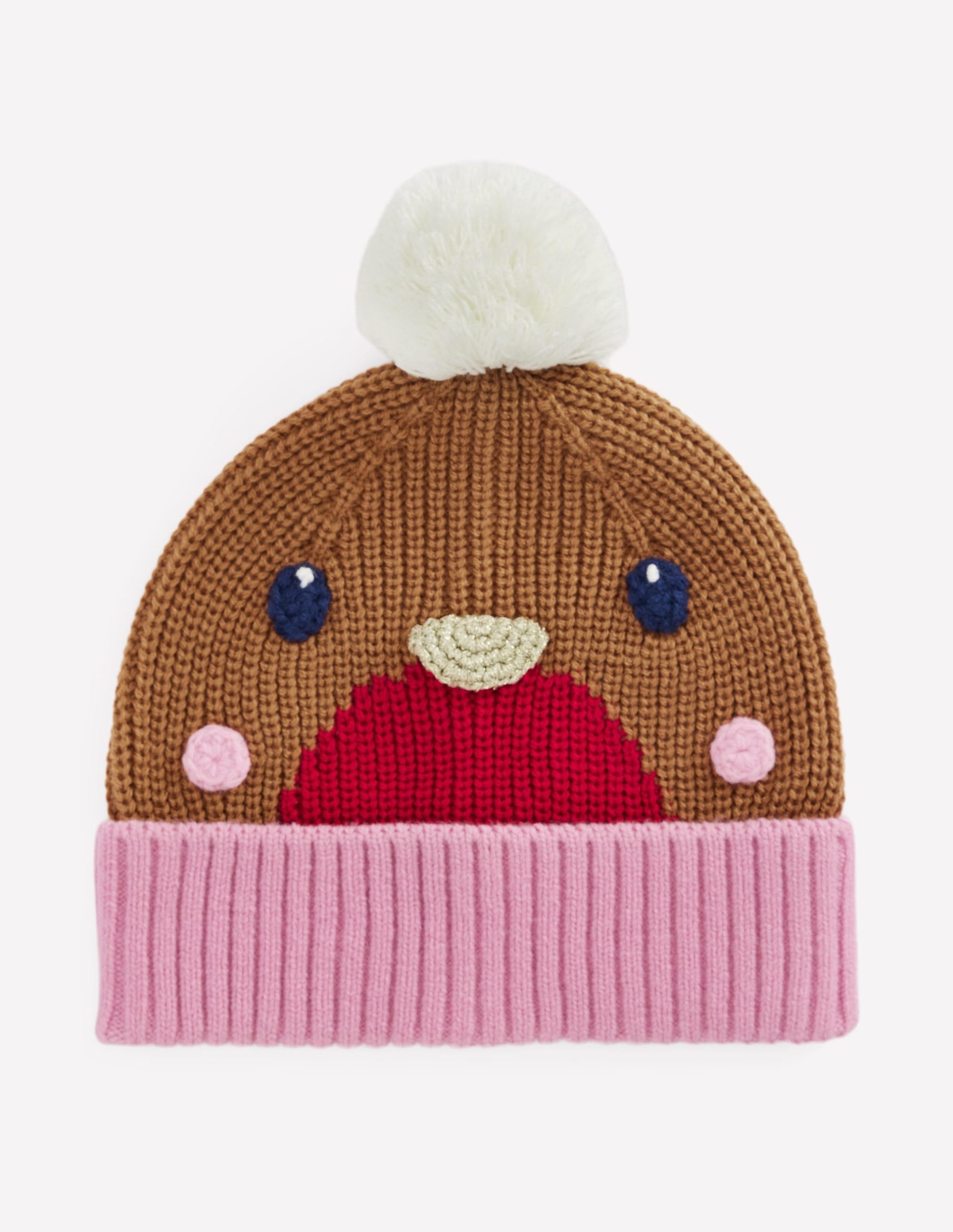 Novelty Festive Beanie-Robin