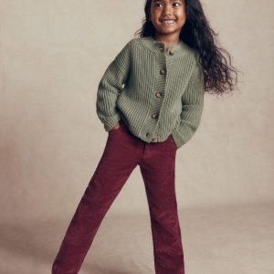 Kick Flare Jeans-Deep Wisteria Cord
