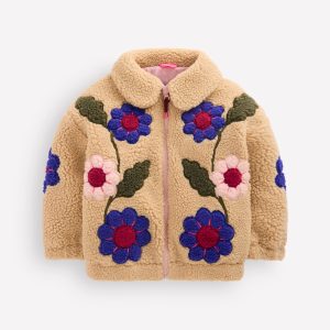 Collared Borg Jacket-Multi Applique