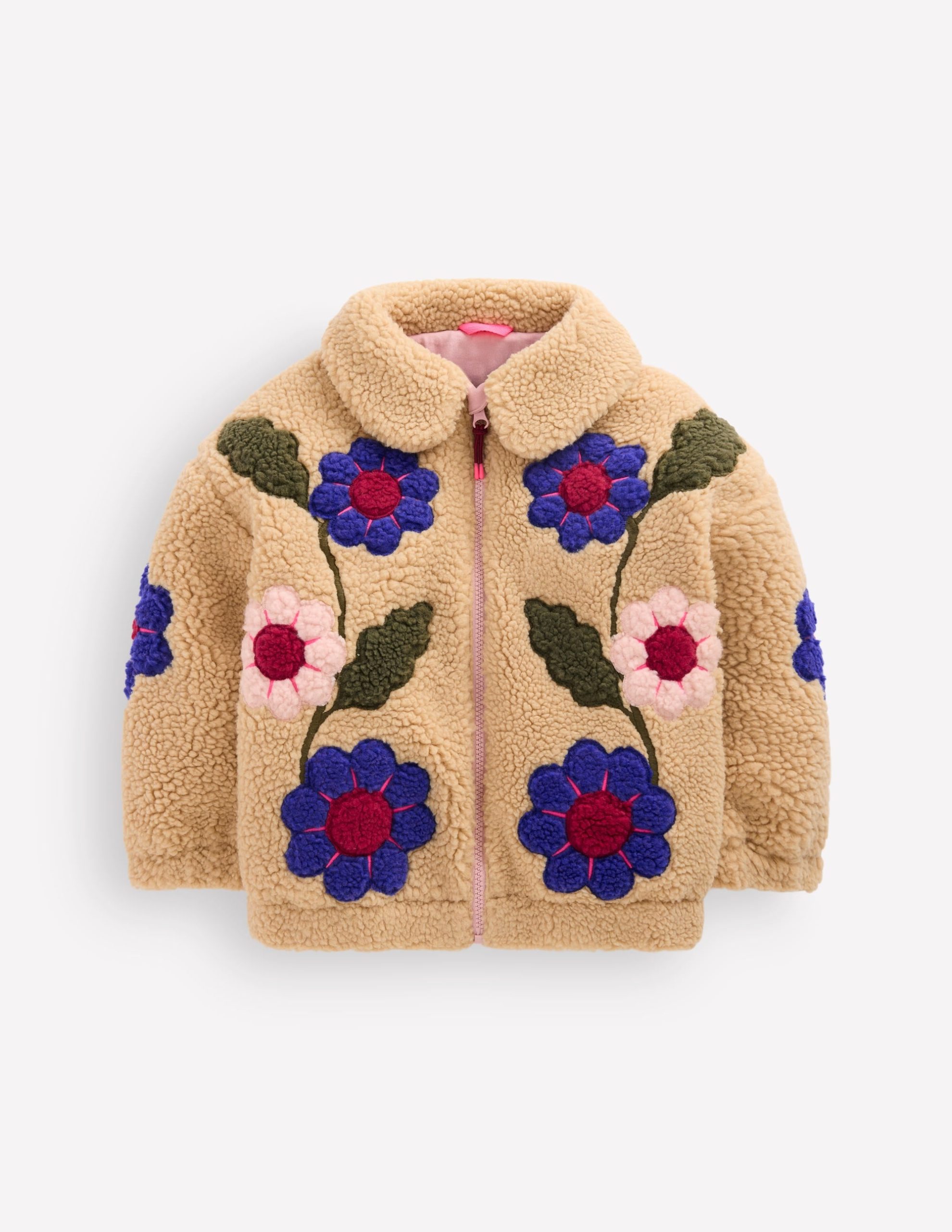 Collared Borg Jacket-Multi Applique