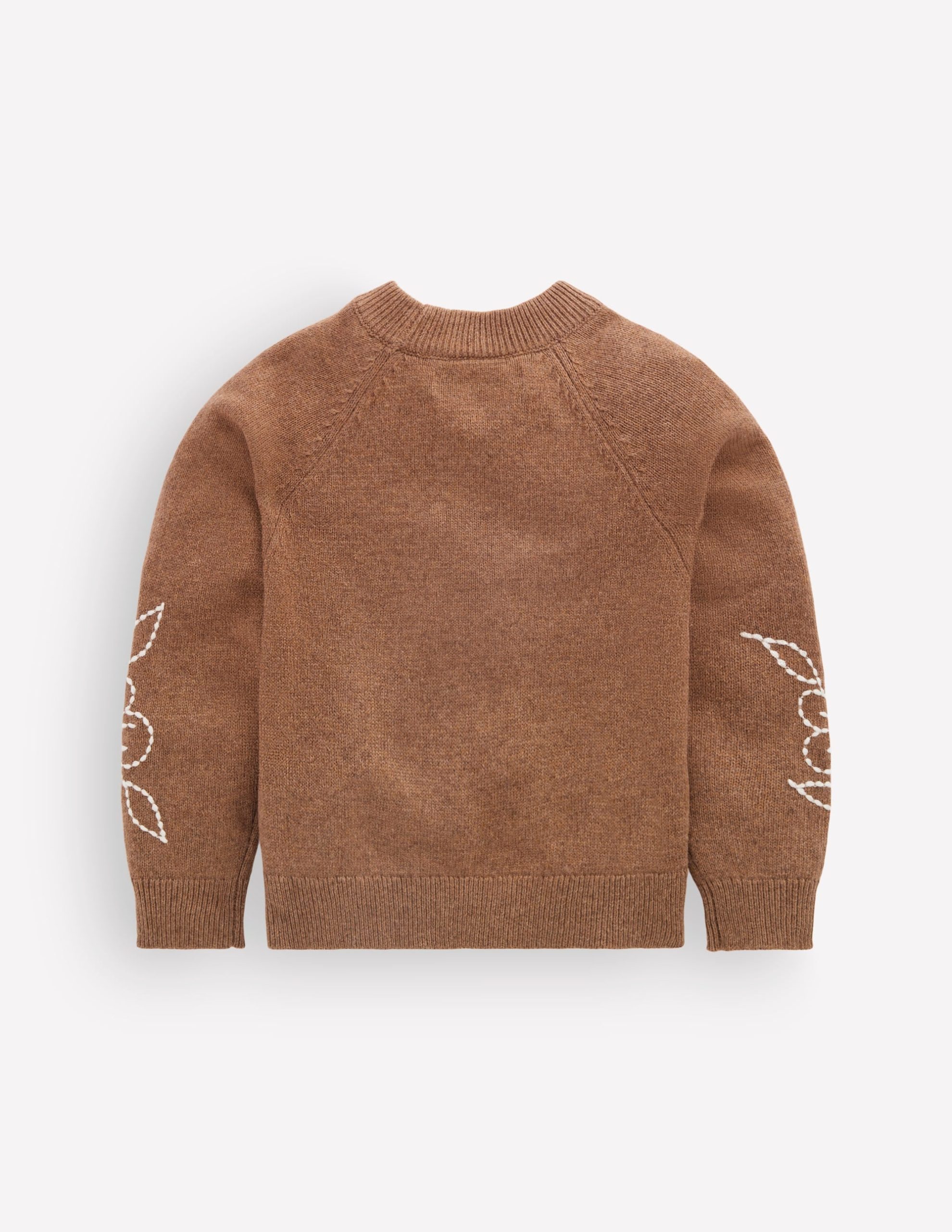 Crew Neck Sweater-Tortoise Shell Marl - Image 2