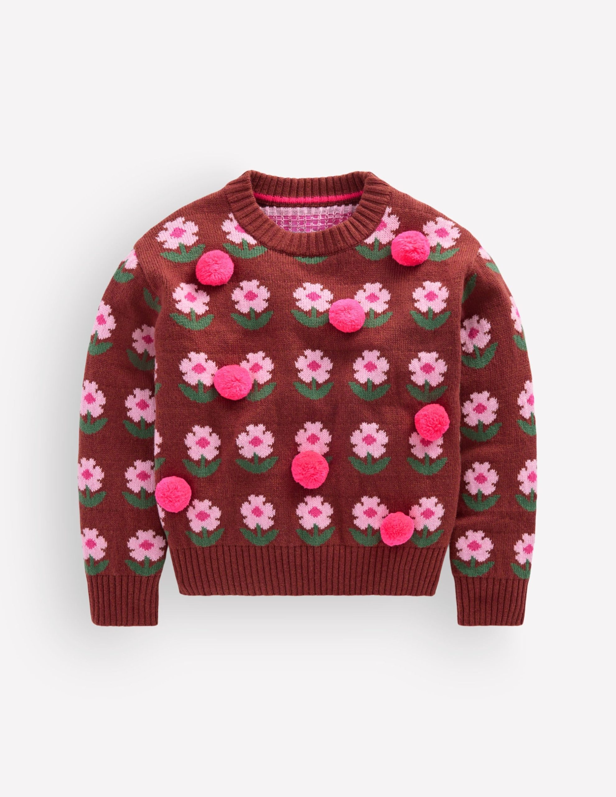Fun Sweater-Tortoise Shell Flower