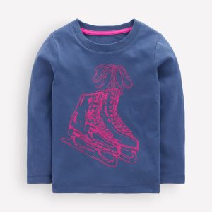 Neon Superstitch T-Shirt-Ice Skates