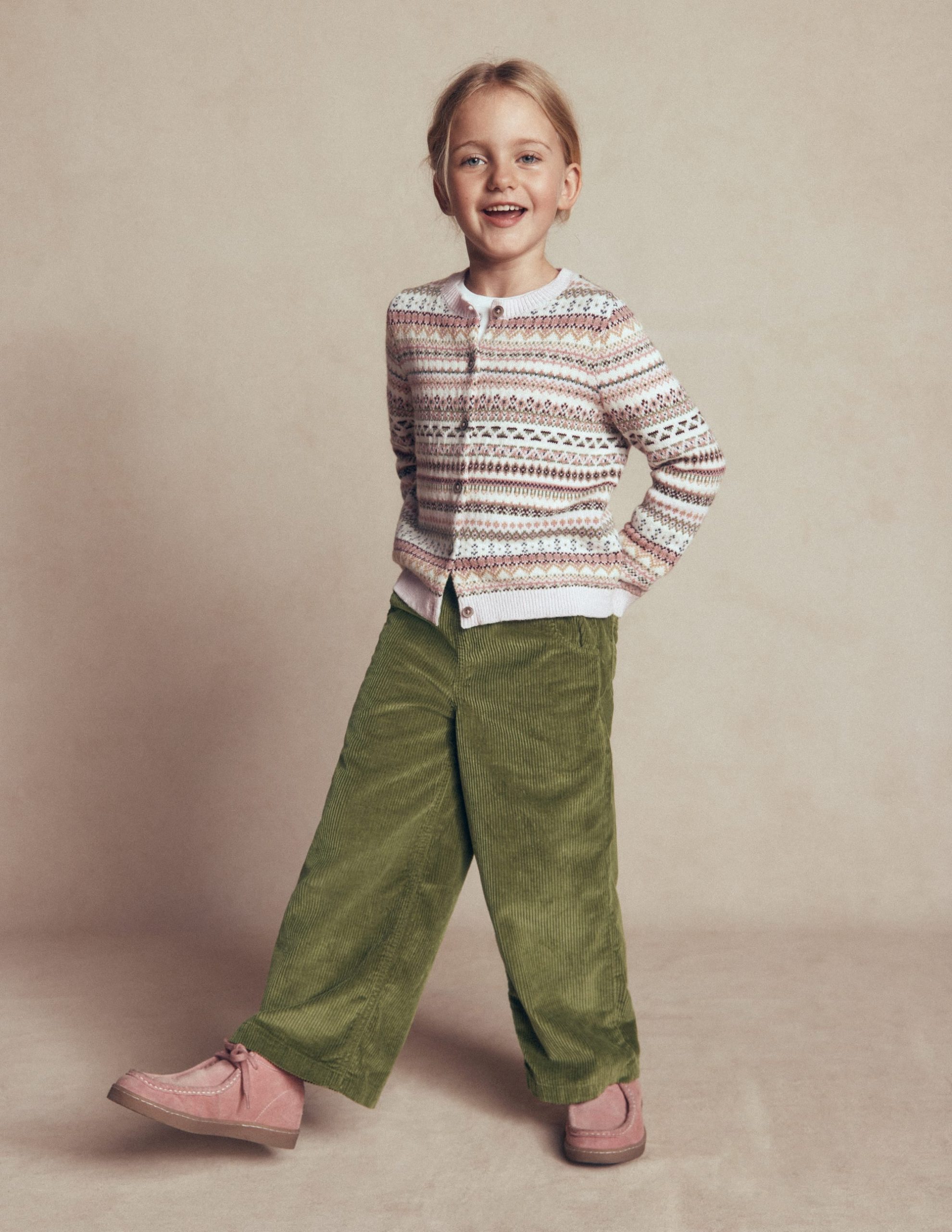 Draw Cord Pants-Olive Cord