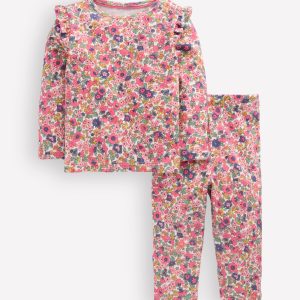 Cotton Pointelle Set-Multi Ditsy Floral