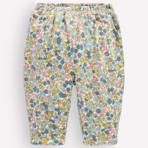 Jersey Pull-on Pants-Blue Ditsy Floral