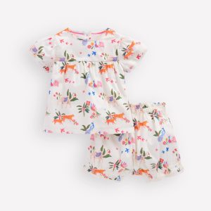 Woven Bloomers Play Set-Ivory Small Tropical Animals