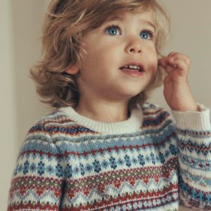 Fair isle Sweater-Multi Soft Fair Isle