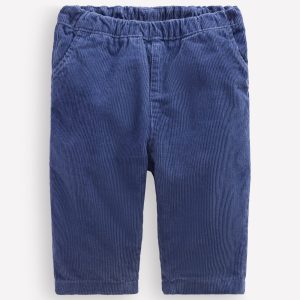 Cotton Cord Pants-Blue