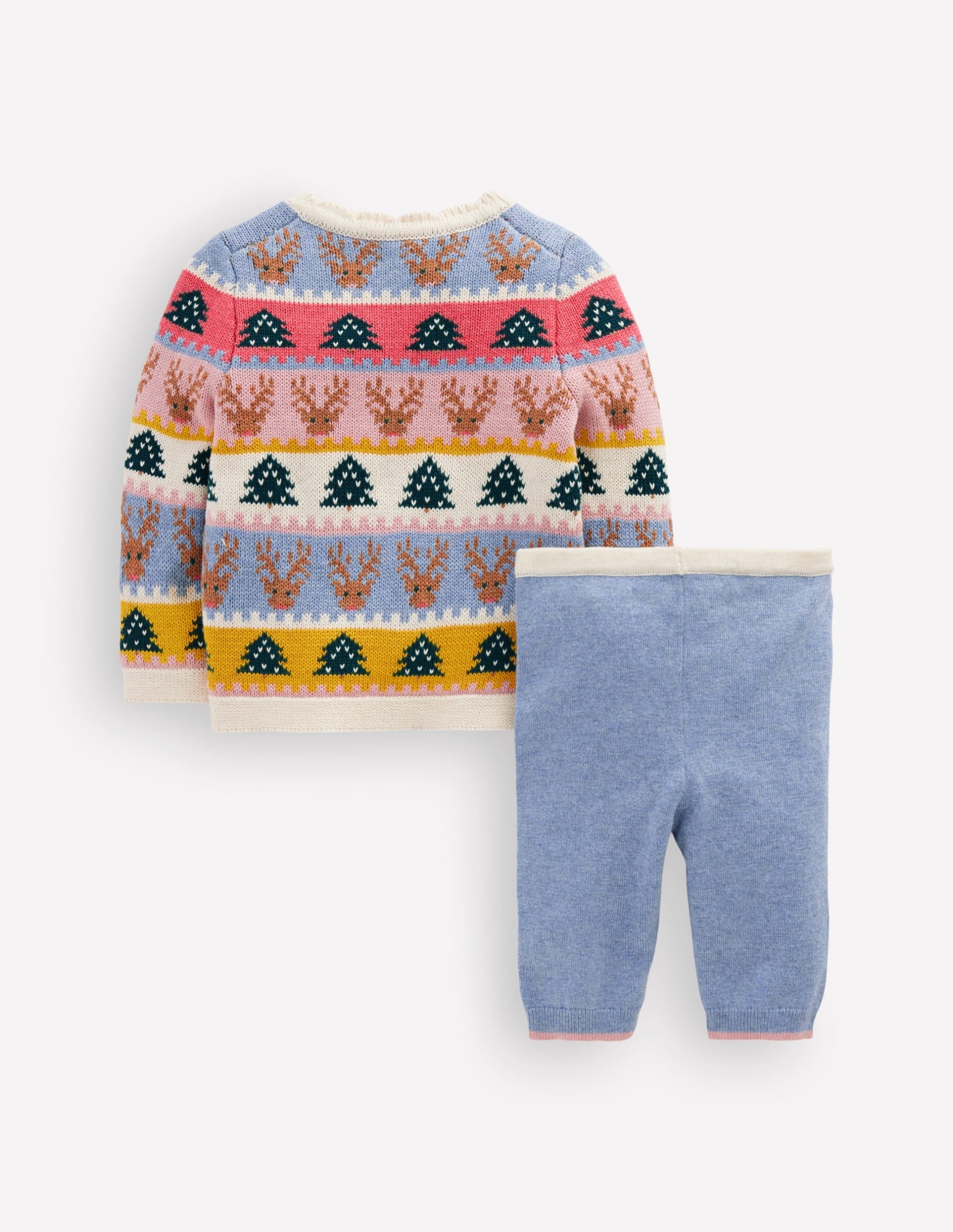 Fair Isle Knitted Play Set-Multi Festive - Image 2