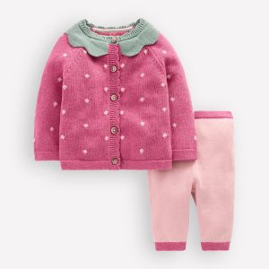 Novelty Knitted Play Set-Raspberry