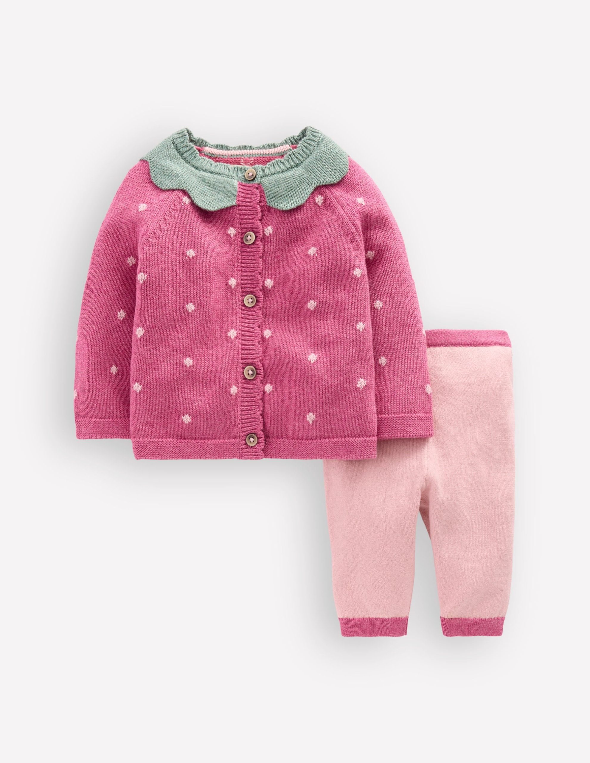 Novelty Knitted Play Set-Raspberry