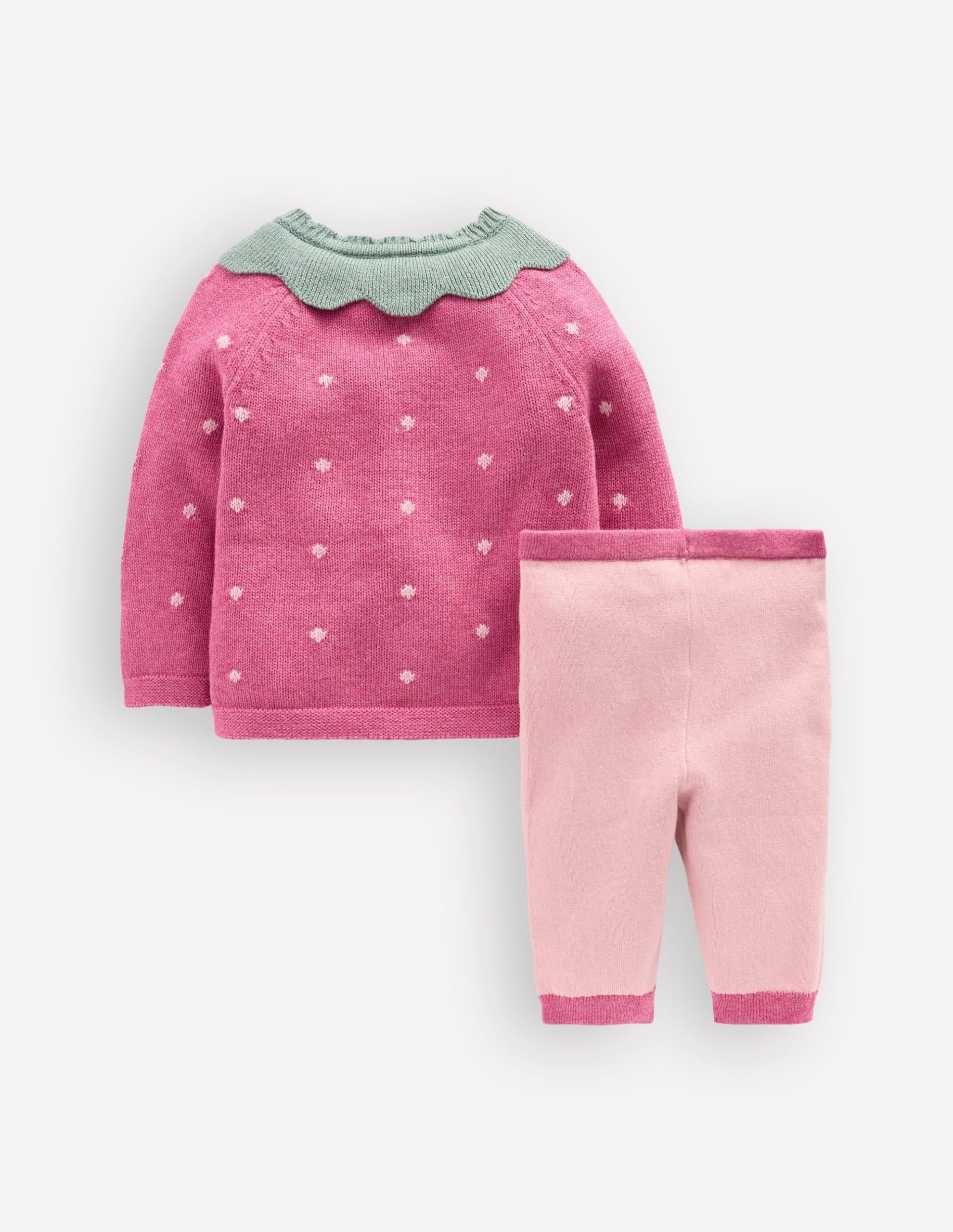 Novelty Knitted Play Set-Raspberry - Image 2