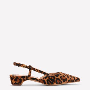Mini Block Sling Backs-Classic Leopard