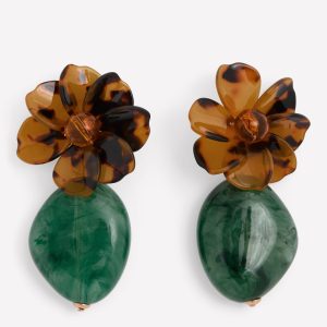 Resin Flower Earrings-Flower