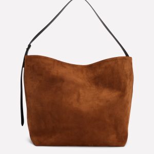 Allegra Medium Slouchy Tote-Tan