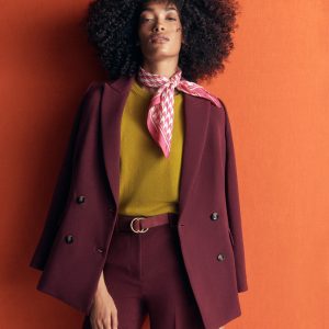 Elsie Cashmere Crew Sweater-Spiced Yellow