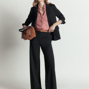 Belgravia Ponte Pants-Black