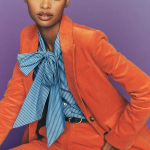 Stamford Cord Blazer-Spiced Ginger