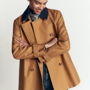 Swing Box Short Trench-Camel