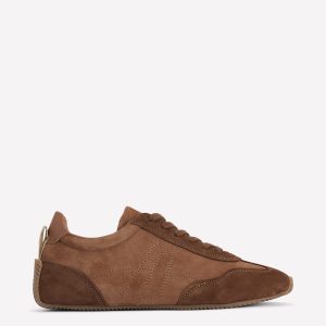 Delphine Slim Sole Trainers-Tan