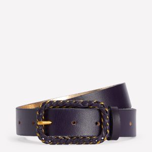 Plait Hardware Belt-Navy