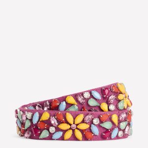 Embellished Party Belt-Pink Parfait