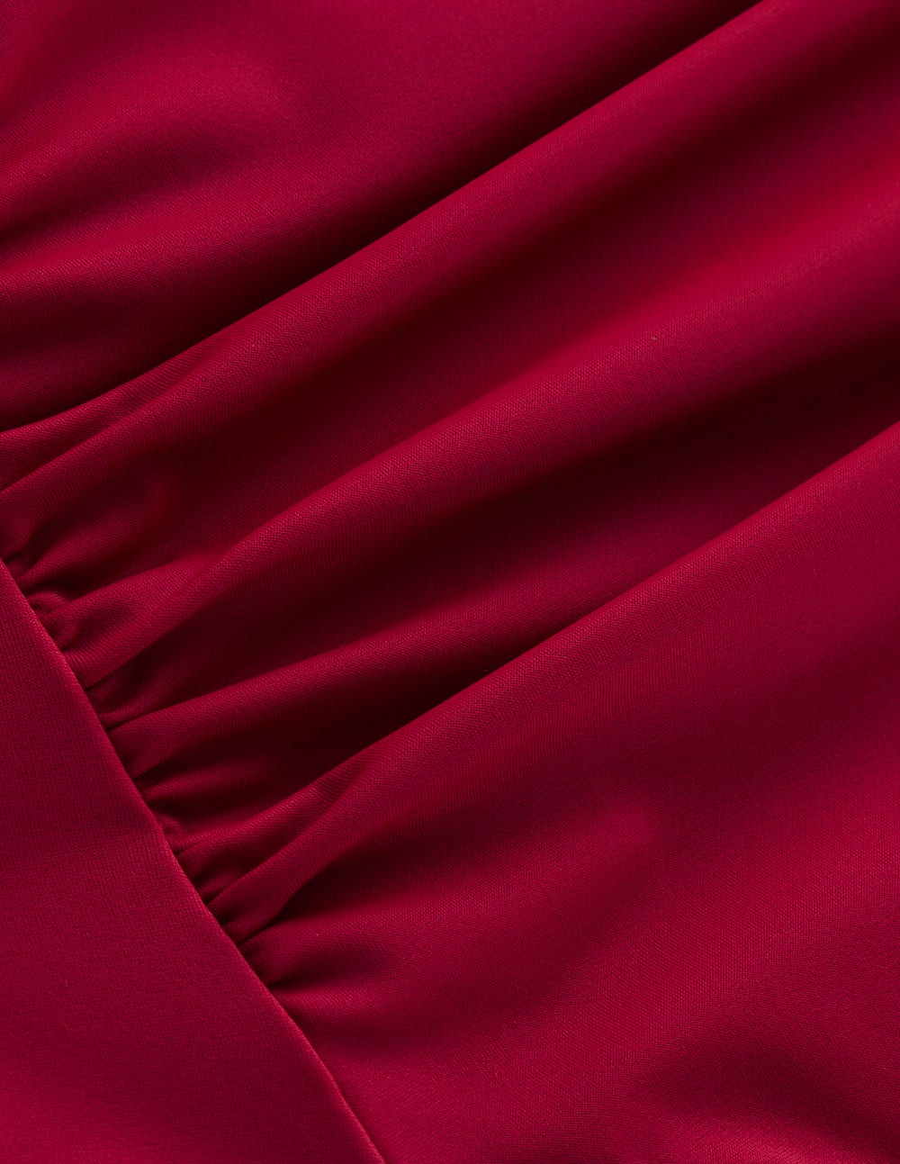 Kythira Ruched Bikini Bottoms-Merida Red - Image 6