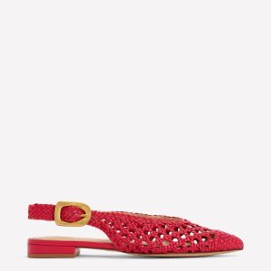 High Cut Flat Point-Red Weave