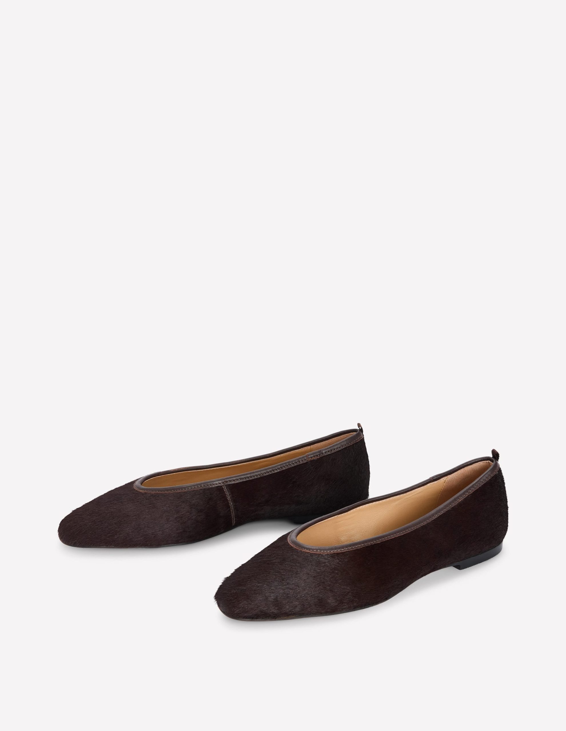 Nadia Chisel Toe Flats-Bitter Chocolate - Image 3