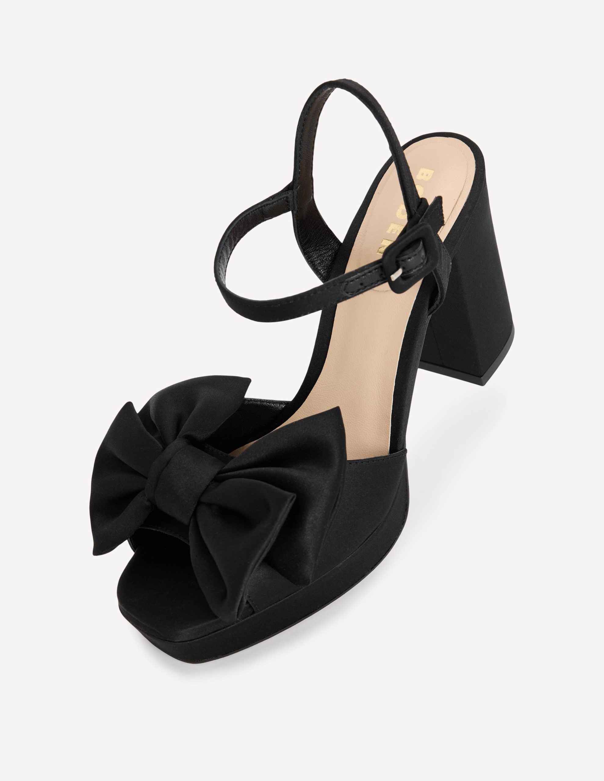 Bow Detail Platforms-Black - Image 4