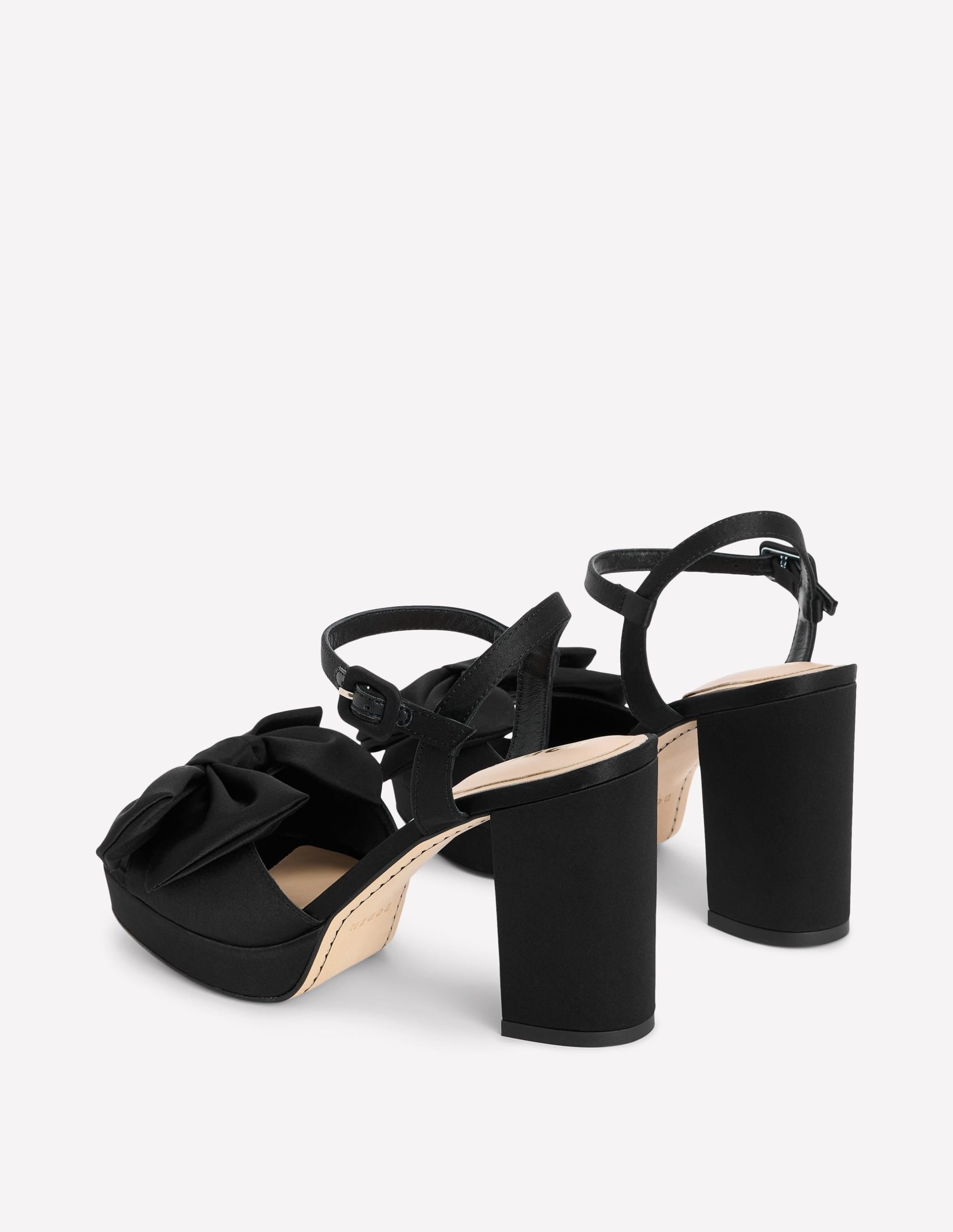 Bow Detail Platforms-Black - Image 5